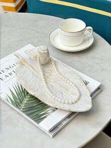 1个极简主义首饰托盘，适用于戒指、耳环和项链，可用于房间装饰、家居装饰、办公室和学生使用、收纳、婚礼装饰、家居装饰、首饰收纳、派对装饰，最佳礼物（不含电子产品） - 彩色 - 查看 8