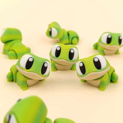 This Adorable Big-Eyed Frog Realistic Pet Model Features A Vivid And Eye-Catching Cute Design. It Has A Fully Articulated Movable Design For Free Posing. Made Of Durable Materials, It Is Sturdy And Not Easily Damaged. Suitable For Desktop Decoration, Collection And Appreciation, It Is Lightweight And Easy To Store. It Is The Perfect Choice For Holiday Gifts.