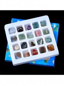 Elegant Crystal Gemstone Box Set - 20 Unique Natural Stones For Jewelry, Watches & Home Decor - Set - View 6