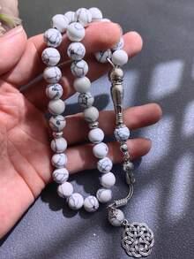 1pc 33 Beads Arabic/Middle Eastern Islamic Prayer Beads, High Quality Niche Prayer Beads For Daily Wear, Praying, Meditation Counting, Elegant And Portable Design (Classic Festival Prayer Beads In Multiple Colors Available) - Multicolor - View 8