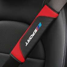 适用于宝马 X1 X3 X5 E70 F15 F48 G30 G20 F30 F10 E90 E60 Z4 的汽车安全带肩带碳纤维保护套 - 護肩帶 - 查看 9