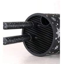 Creative Freestanding Cylindrical Knife Holder, Kitchen Knife Storage Rack - Black and White - View 7