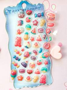 Cartoon Capybara 3D Jelly Stickers, Scrapbooking DIY Diary Notebook Stationery Phone Case Decor Cute Stickers - Multicolor - View 5