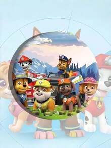 Paw Patrol 1枚/2枚汪汪队系列徽章，包含毛毛、阿奇、灰灰、路马、天天、珠珠、追踪犬、塔克、艾拉、雷克斯、野猫和自由等可爱角色图案。金属材质，款式随机。创意卡通图案徽章，日常穿搭的完美之选。 - 彩色 - 查看 7