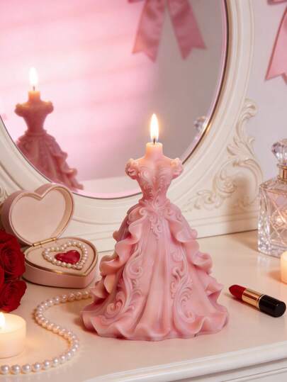 1pc Fashion Wedding Scented Candle | Flammable Handmade Soy Wax Candle Suitable For Valentine's Day/Wedding/Thanksgiving - DIY Gift, Home Decor