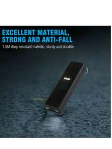 TW 1502 Mini Flash Drive USB con Linterna y Dispositivo de Defensa Personal – Estilo Compacto en Negro - Negro - Ver 3
