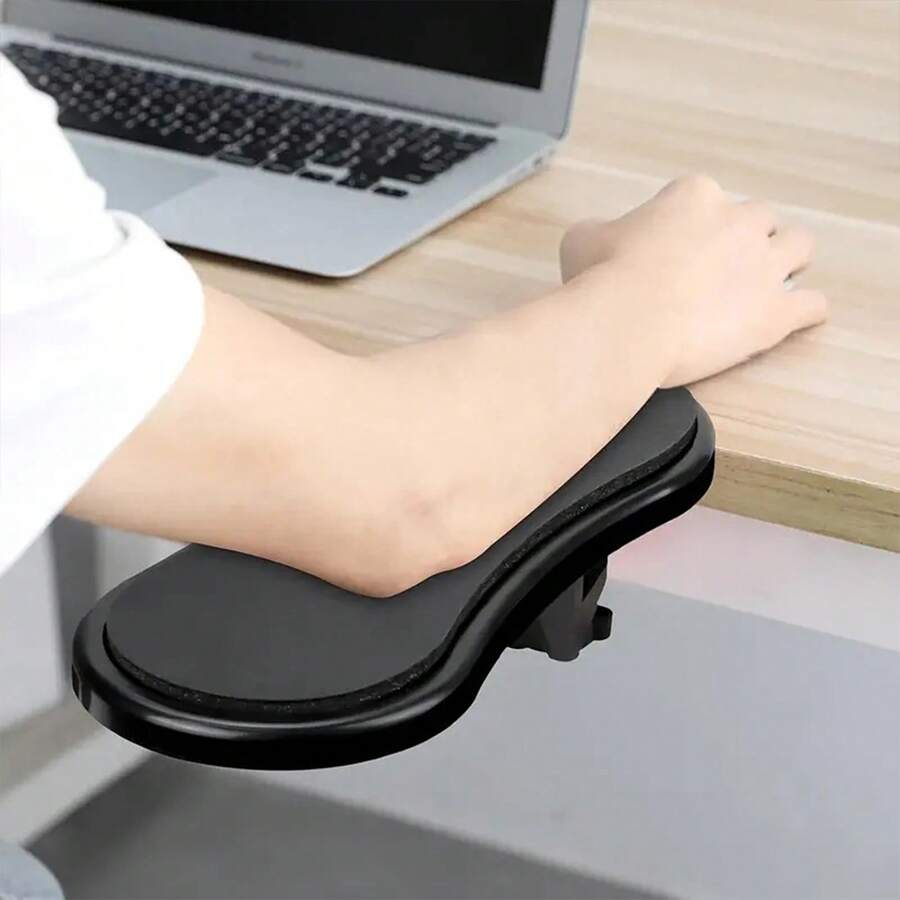 Desktop Arm Rest Support Adjustable Wrist Rest Rotating Support Pad Suitable For Alleviate Fatigue - màu đen - Xem 1