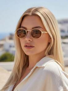 WOMEN'S Y2Y CAT OVAL   LENS - NIDI MARROM - 查看 2