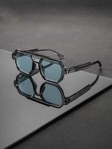 1副休闲PC（聚碳酸酯）时尚眼镜，四季皆宜 - 彩色 - 查看 10