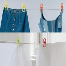 PVC-Coated Chip Clips 40pcs | Strong Sealing Clips For Food Bags & Clothes - Random Color - View 7