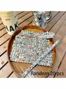 1/5/10pcs Y2K Style Stainless Steel Charm Pendant Modules, Butterfly, Heart, Lipstick, Bee, Star Pendants - Rings, Bracelets DIY Jewelry Making Supplies, Girls Daily Outfit, Valentine's Day/Anniversary Gift, Ideal Choice - Multicolor - View 32