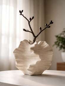 Bình hoa điêu khắc hiện đại, giá đỡ hoa trang trí hình sóng độc đáo, vật trang trí trung tâm tối giản cỡ nhỏ và lớn cho phòng khách, phòng ngủ, bàn, đám cưới, đồ trang trí nhà cửa ngoài trời. - Nhiều màu - Xem 7