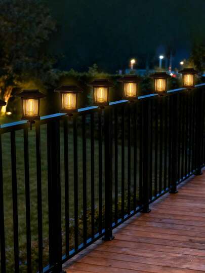 Luces de atado solares para pequeñas casas, adecuadas para jardín, patio, balcón de apartamento, trampolín, incluso cercas redondas o cuadradas. Esta luz de cerca puede proporcionar diversos y hermosos efectos de iluminación para cualquier espacio al aire libre.