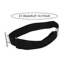 2 Pieces Elastic Adjustable Wrist Sleeve Sock Strap Suspenders Black Shirt Sleeve Fixer Anti-Slip Long-Sleeved Wrist Guard Men's Clothing - Multicolor - View 5