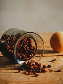 1 hộp đựng cà phê hạt kiểu cổ điển, kín khí, dung tích lớn, dùng để bảo quản cà phê bột, lá trà, đường viên. - Nhiều màu - Xem 10