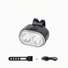 Éclairage de vélo, feux avant et arrière, lampe de vélo LED, lumière de cyclisme, lampe de poche pour vélo, feu arrière de vélo, lanterne - Multicolore - Voir 13