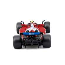 Burago 1:43 Skala Ferrari SF25 #44 Lewis Hamilton 2025 F1 Race Car Röd legeringsmodellbil, Med utställningsfodral, Detaljerad replika av F1 Mercedes-modell, Inkluderar bas, Officiellt auktoriserad - Deluxe-utgåva-SF25#44 - Visa 9