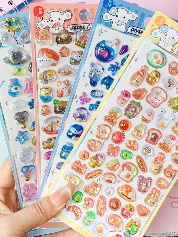 DIY 3D Apple Stickers, Cute Crystal Nose Stickers, Phone Case Decorative Stickers. Decorative Stickers Gift. Home Decor, Party Decor, Birthday Gift, Various Holiday Gifts, Fashionable Item. DIY.