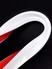 1件装 100厘米淋浴门槛挡水条 台面可折叠无框淋浴防水屏障 柔性防水条 保持干燥分隔条 用于干湿分离 - 白色 - 查看 9