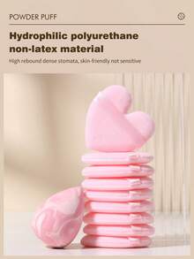 5/10PCS Makeup Tools Set Including:Makeup Sponges+Love Puff - Multicolor - View 10