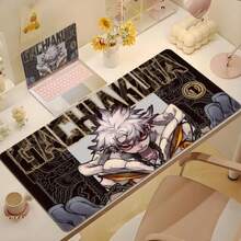 Anime Gachiakuta Game Large Mouse Pad Suitable For Office Soft Desk Pad Computer Accessories Non-Slip Keyboard Rubber Mouse Pad - cao su - Xem 7