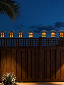 2/4个太阳能火焰灯，LED太阳能户外灯，花园灯，适用于圣诞节、花园、景观、小径、庭院、露台、户外庭院装饰，暖光落地灯，无线黄昏到黎明花园小径景观灯 - 暖光 - 查看 10