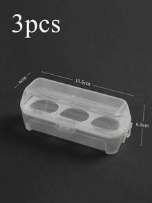 Camping Egg Storage Box, Refrigerator Egg Storage Box, Portable Egg Tray With Lid, Stackable Egg Storage Box, With Safety Lock, Shockproof, Transparent White, Kitchen Storage Box, Egg Storage Container, Designed To Meet Daily Household Storage Needs. Prevents Eggs From Deteriorating Due To Moisture, Easy To Carry And Use. - Multicolor - View 13