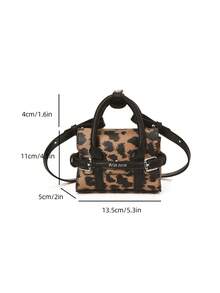 Fashionable Commuter Casual Leopard Print Mini Handbag - Leopard Color - View 3