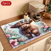 1pc Desktop Heat-Resistant Protective Cover, The Surface Is Anti-Slip And Scratch-Proof, And Easy To Clean Polyester, Which Is Used For Anti-Slip In Kitchens, Washing Machines, Dryers, Stove Protective Covers, Home Appliance Accessories And Modern Kitchen Utensils. - Multicolor - View 29