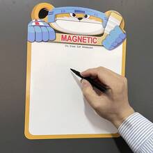 1pc/Erasable Monthly And Weekly Planning Magnetic Calendar Stickers, Whiteboard Soft Magnetic Note Stickers, Message Boards, Fridge Magnets. - Multicolor - View 10