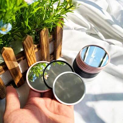 1/2/10/20/30/50/80/100个高清便携式口袋镜，多功能手持化妆镜，旅行化妆镜，迷你化妆镜，女士情人节装饰手持镜，精心设计的镜子，适合日常使用和节日派对礼物