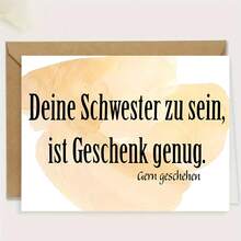 1pc Funny Birthday Greeting Card, Gift Card, Suitable For Siblings, Birthday Gift - Multicolor - View 5