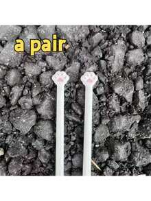 1/3/5 Pairs Independent Cat Paw Chopsticks, Creative Home Kitchen Cat Paw Chopsticks, Multi-Style Chopstick Holders - Multicolor - View 2