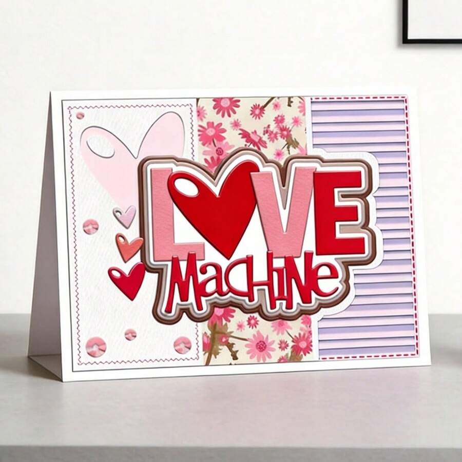 Creative Desire Dies, DIY Scrapbooking Album And Embossing Stencil, Greeting Card Making Tool, Card Paper Cutting Crafts ,Gift Card Making Template Die Cuts. - Silver - View 1