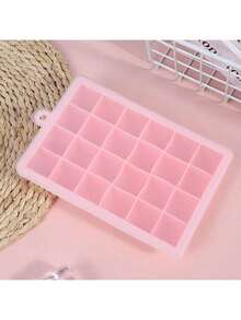 1pc 24-Cavity Silicone Ice Cube Tray With Lid, Flexible Silicone Ice Cube Mold With Cover, Ice Cube Maker, Kitchen DIY, Long-Lasting Drink Chiller For Whiskey And Cocktails, Reusable - Multicolor - View 8
