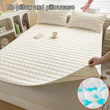 1pc Quilted Waterproof Anti-Urine Thin Mattress Cover, Suitable For Bedroom, Hotel, Hospital, Dorm, Nursing Home, 90gsm Fabric Weight - Multicolor - View 10
