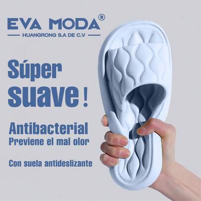 EVA MODAR SuaviPis-Pro-Chanclas EVA Unisex- Plataforma Antideslizante, Pantuflas Nube Súper Suaves y Sin Mal Olor - Versátiles para Casa y Exteriores.