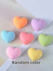 2pcs/5pcs/8pcs/10pcs/15pcs/18pcs New Pink Heart Shaped Magnetic Stickers, Cartoon Red Heart Plastic Fridge Magnets, Home Decor, Holiday Decoration, Gift, Fridge Decor, Kitchen Decor - Multicolor - View 20