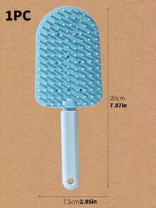 1PC Special Ice Cream Comb For Pets, Convenient To Carry And Remove Clothes, Cat And Dog Hair Removal, Pet Comb, Cat And Pet Floating Hair Comb, Bristle Massage To Remove Floating Hair, Cat Comb, Cat Comb, Soft Hair Removal On Both Sides, Bath-Free Brush - Multicolor - View 7