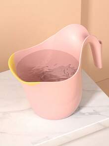 1pc Fresh Color Baby Shower Water Spoon, Children's Shower Products, Baby Shampoo Cup, Baby Shower Rinse Cup, Baby Shower Water Spoon, Shower Toys - Multicolor - View 6