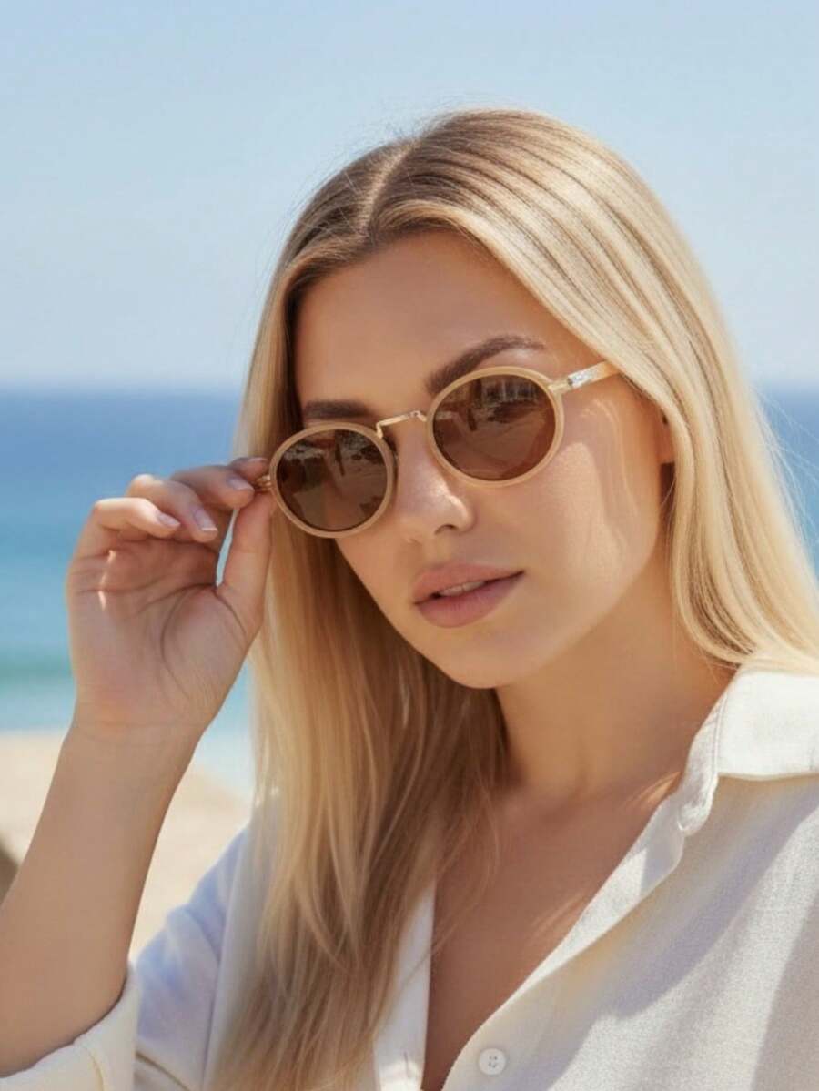 WOMEN'S Y2Y CAT OVAL   LENS - NIDI MARROM - 查看 1