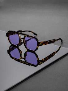 1副休闲PC（聚碳酸酯）时尚眼镜，四季皆宜 - 彩色 - 查看 2