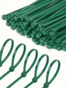 200 chiếc dây buộc tự khóa màu xanh lá cây, dây buộc nhựa, dây buộc cây trồng tự khóa dùng để cố định dây leo, dây buộc chịu nhiệt có thể tái sử dụng, dây buộc vườn | Dây buộc trang trí vườn, dây buộc cố định cây, thích hợp cho đồ dùng tiệc tùng, phông nền đám cưới, bó hoa, trang trí cổng vòm, chịu nhiệt, dùng trong nhà, ngày lễ tình nhân, lễ tốt nghiệp và các dịp khác. - màu xanh lá - Xem 1
