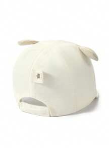 TUTUYA Baby Baseball Cap, Sun Protection Hat For Baby Boys, Brim Hat Baby Girls' Sun Hat, Cute Dog Embroidery Infant Hat, Adjustable Soft Brim Sun Hat, Suitable For Daily/Outdoor/Play, Fit For 0-12 Months Babies, Head Circumference 44-46CM - 1PC - View 5