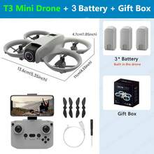 TOKQI Máy bay không người lái hai camera, được trang bị thuật toán xử lý hình ảnh thông minh mới cho khả năng tái tạo màu sắc tốt hơn, cất cánh một chạm, tránh chướng ngại vật thông minh, lật 360°, tốc độ điều chỉnh được, bay theo điểm định trước, món quà hoàn hảo cho Halloween, Giáng sinh và các ngày lễ khác. - Nhiều màu - Xem 14
