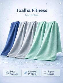 Microfiber Fitness Towel Set - Physical Activities - Gym - Sports - 1個單位 - 查看 1