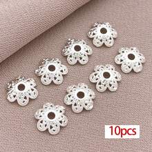 10pcs 18K Gold Plated Flower Bead Caps Hollow Spacer Beads Stoppers For Jewelry Making Necklaces Bracelets Earrings Supplies DIY Crafts - Multicolor - View 28