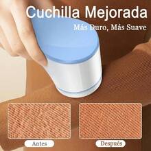 Quitapelusas de Ropa Recargable, Protege Tejidos con Malla de Abeja, Elimina Pelusas de Lana, Algodón y Satin, 3 Opciones de Color, Fácil de Limpiar - Azul - Ver 4