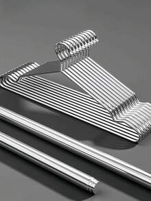 20个金属衣架，简约纯色，适合家庭使用