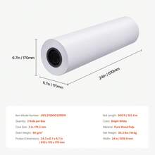Carta per stampante - 24 Zoll, 500 Fuß, 2 Rollen - Visualizzare 11